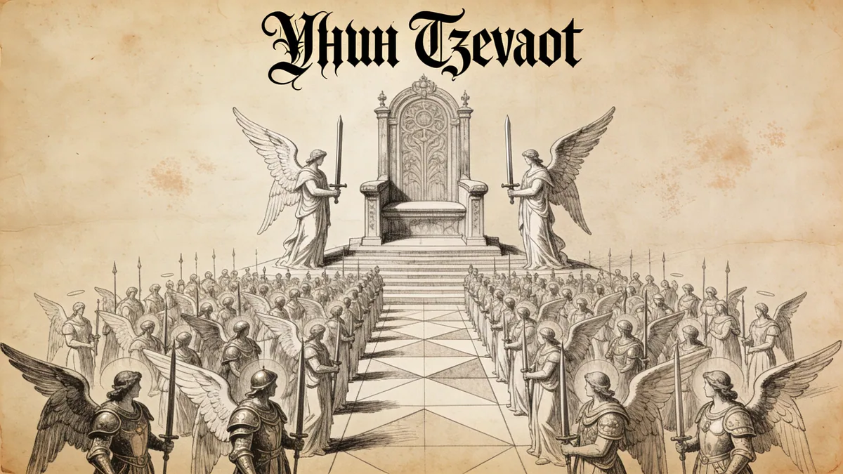 Visual depiction of YHWH Tzevaot